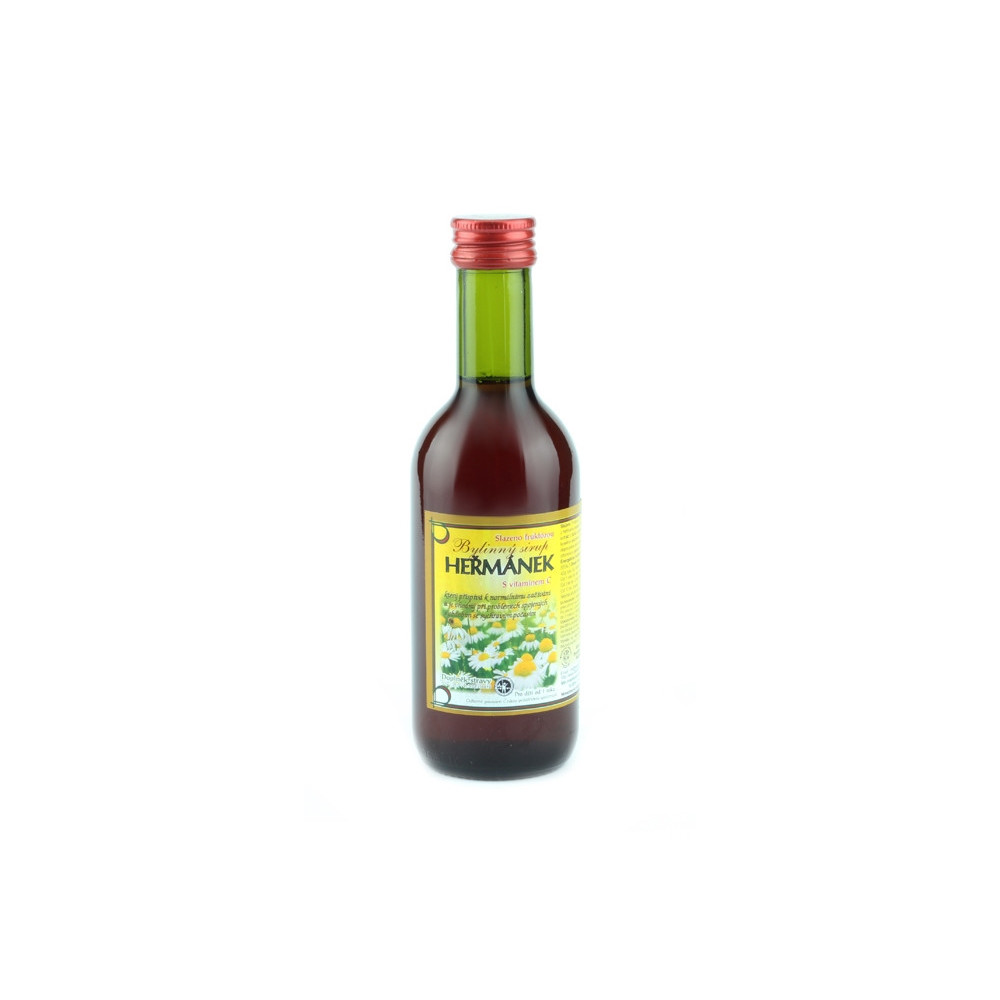Bylinkový sirup - heřmánek - Klášterní officína 250ml Bylinkový sirup - heřmánek - Klášterní officína 250ml