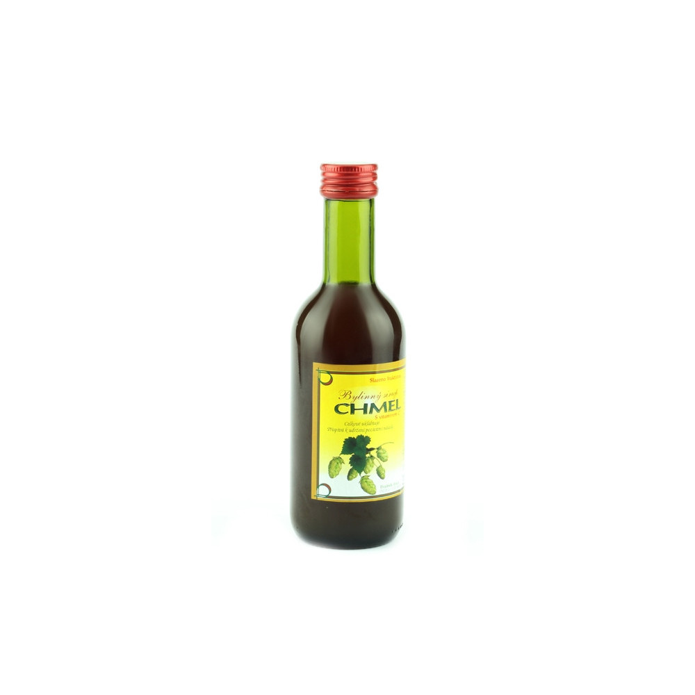 Bylinkový sirup - chmel - Klášterní officína 250ml Bylinkový sirup - chmel - Klášterní officína 250ml