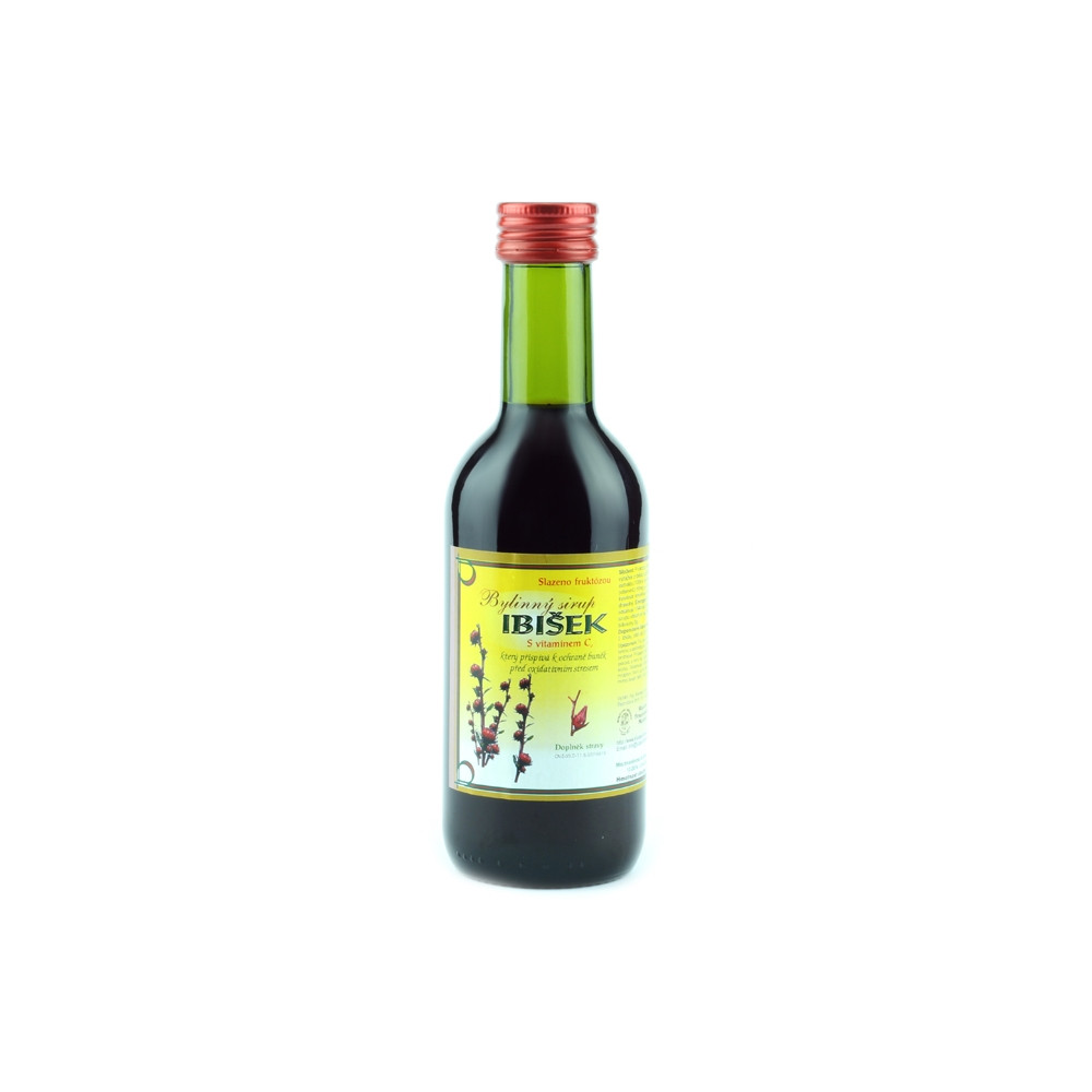 Bylinkový sirup - ibišek - Klášterní officína 250ml