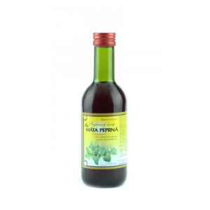 Bylinkový sirup - máta peprná - Klášterní officína 250ml