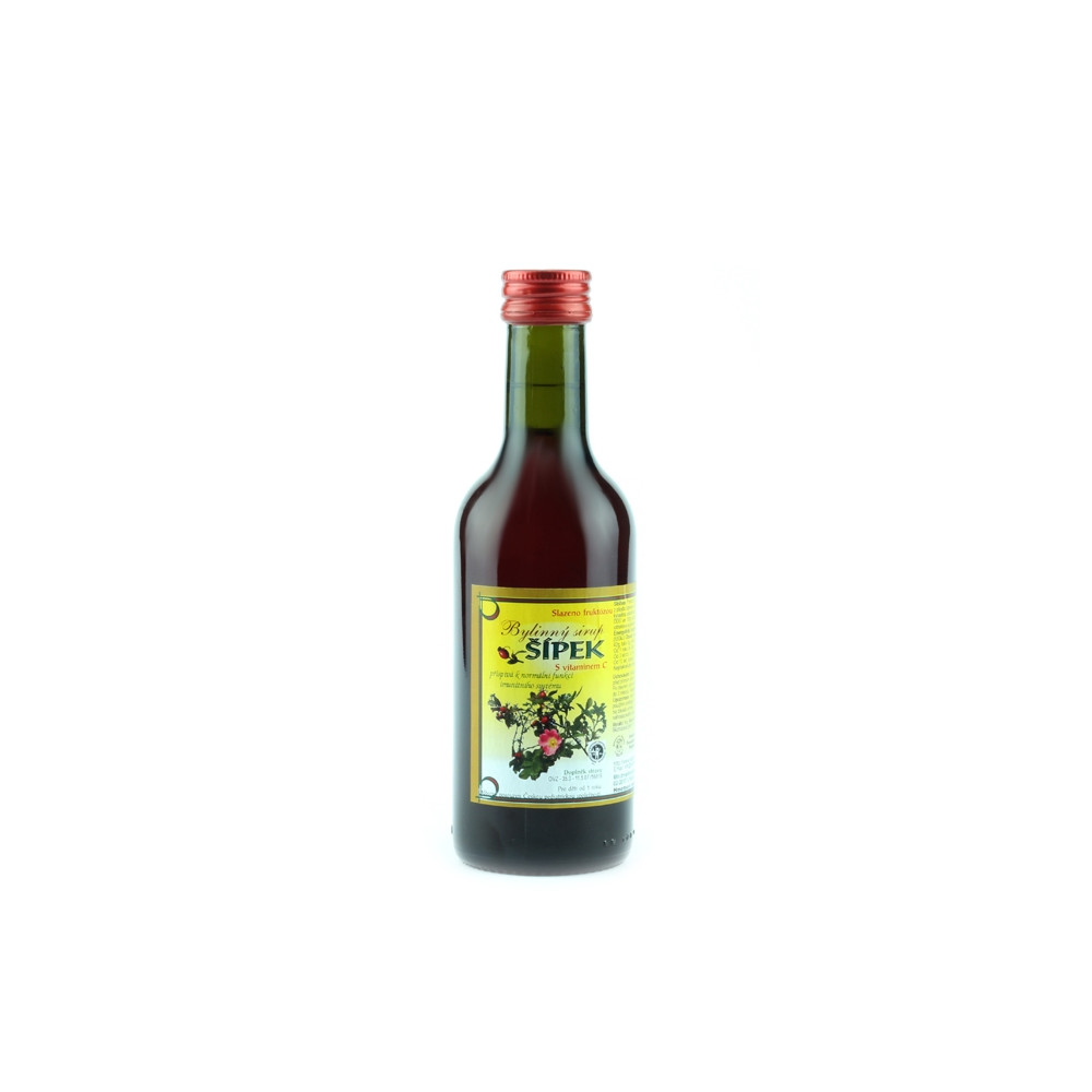 Bylinkový sirup - šípek - Klášterní officína 250ml