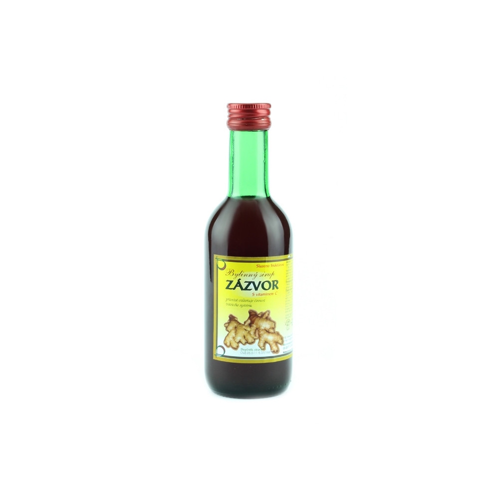 Bylinkový sirup - zázvor - Klášterní officína 250ml