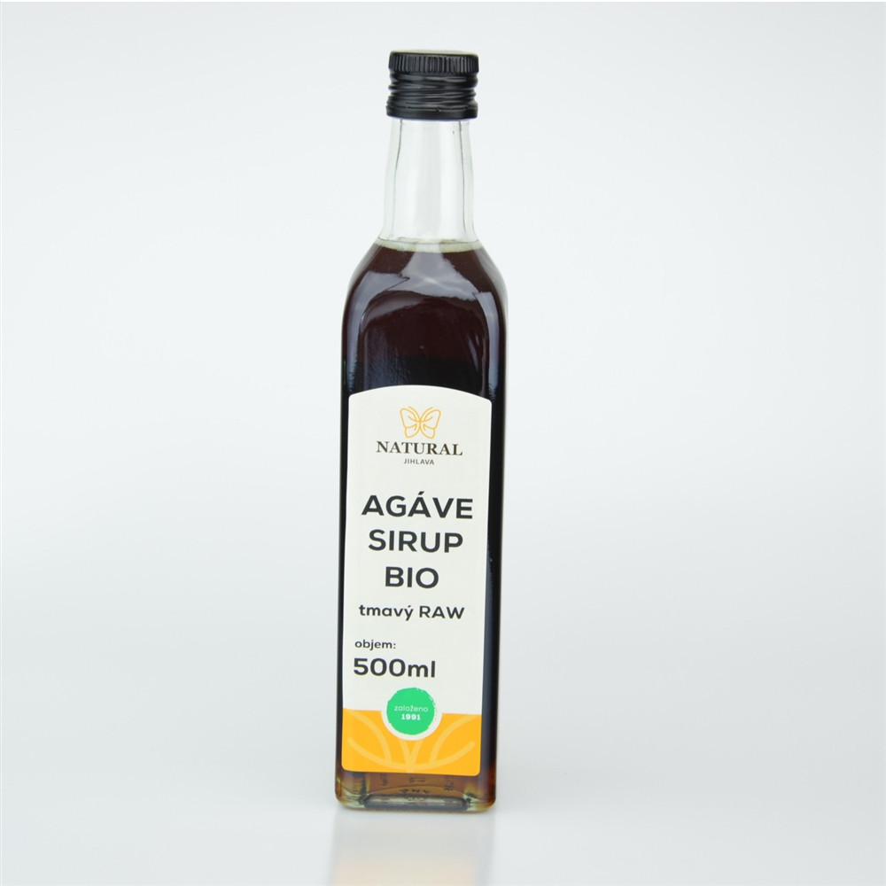 Agáve sirup BIO tmavý RAW - Natural 500ml