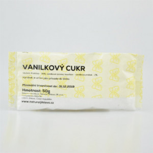 Cukr vanilkový s fruktózou - Natural 50g