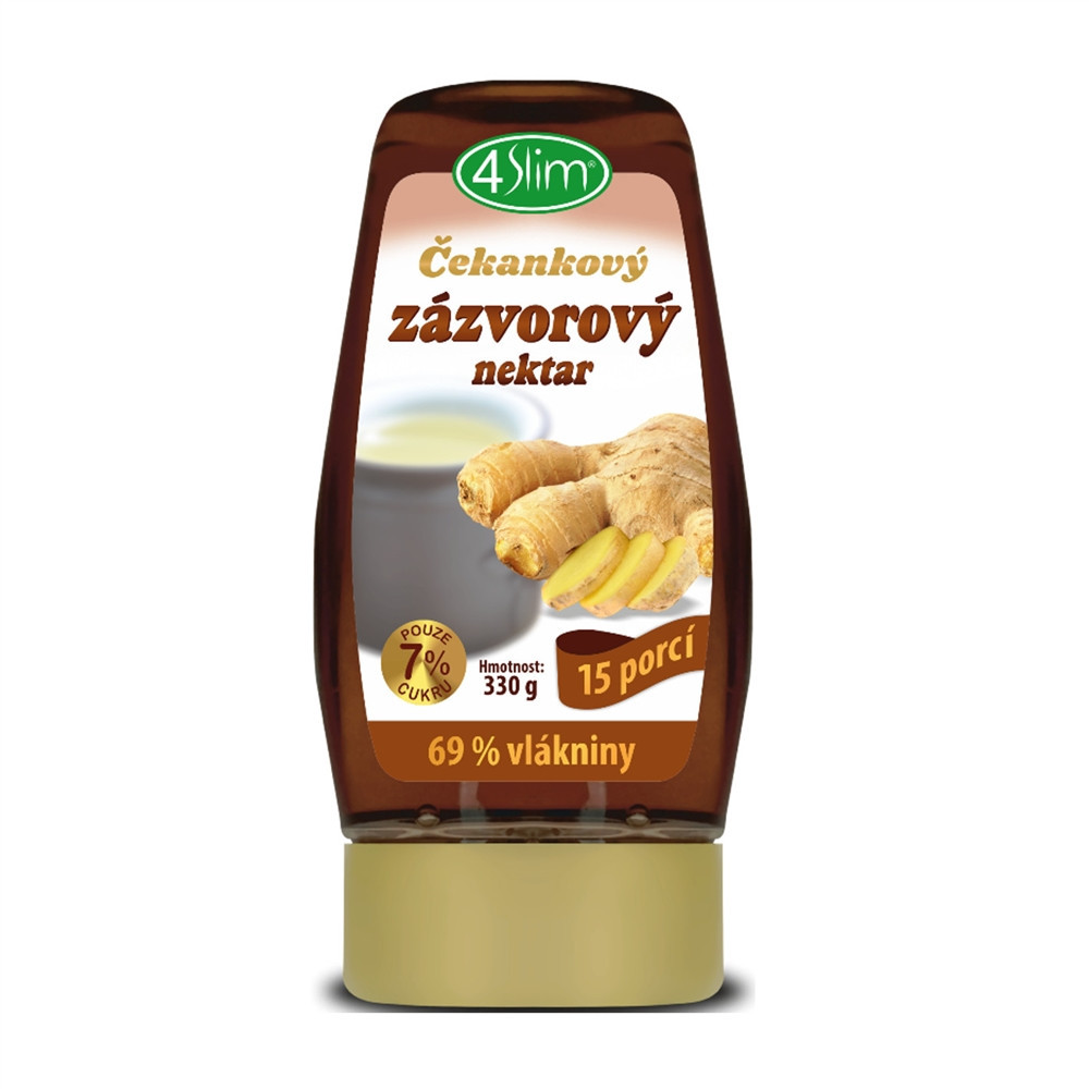 Čekankový zázvorový nektar 330g