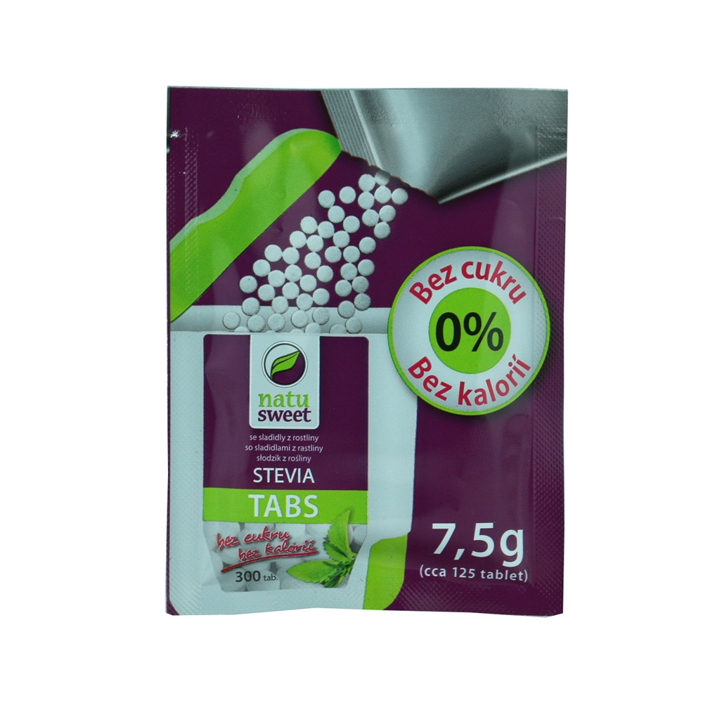 Stevia tablety náhradní náplň 125 tablet - Natusweet 7