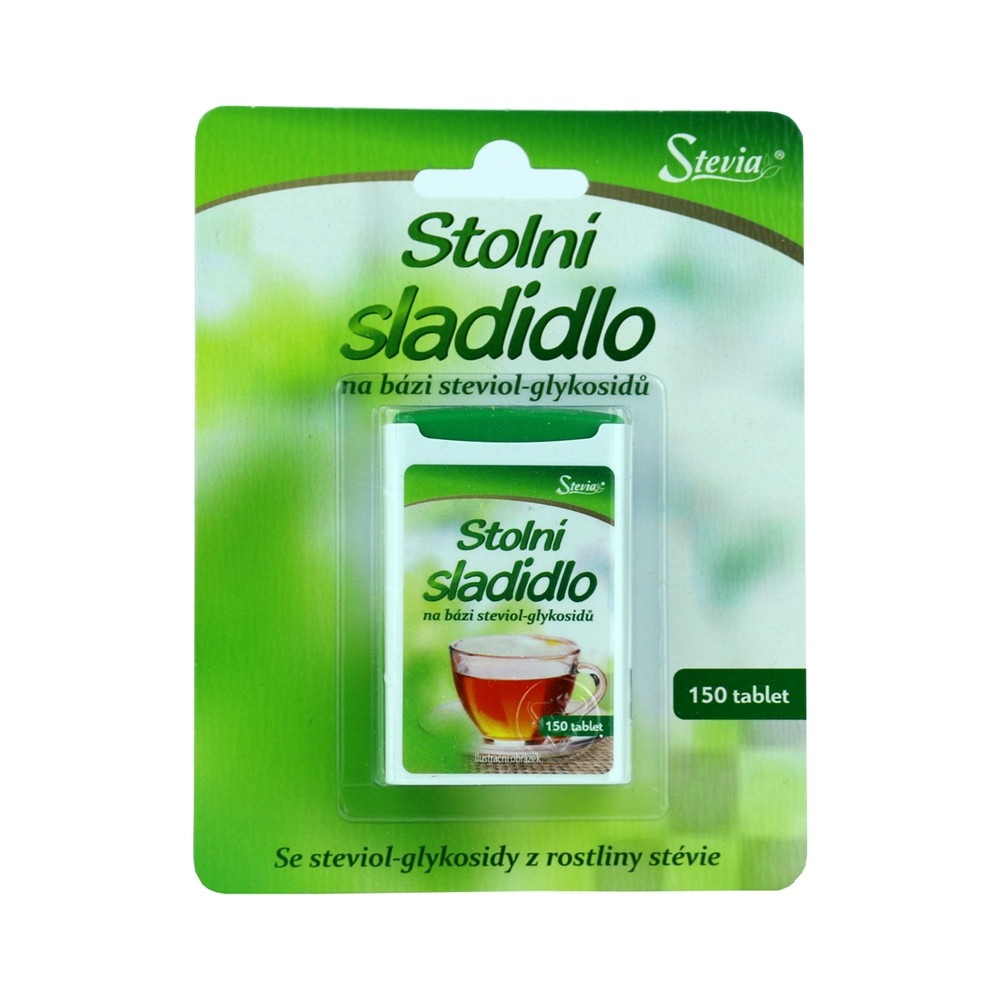 Stolní sladidlo na bázi steviol - glykosidů 150 tablet - Stevia 8g