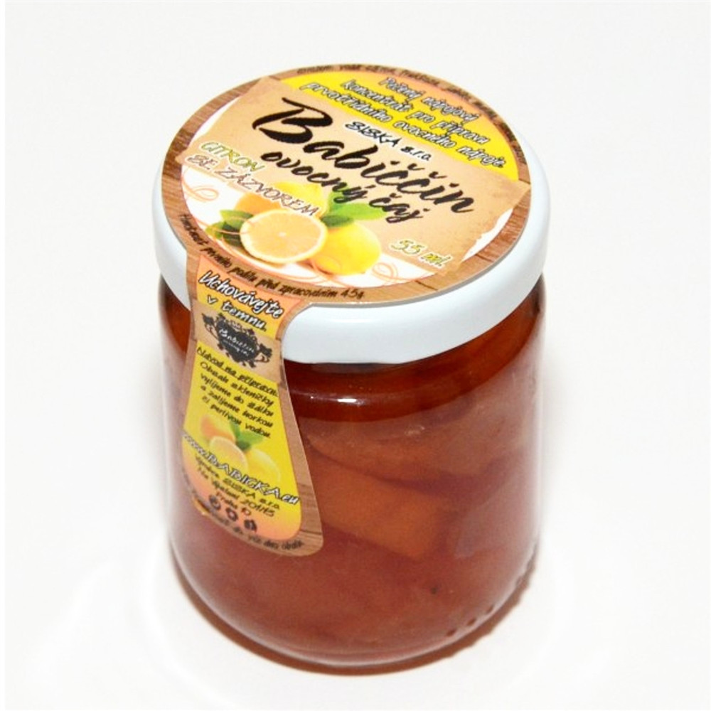 Babiččin ovocný čaj - citron se zázvorem 55ml Babiččin ovocný čaj - citron se zázvorem 55ml