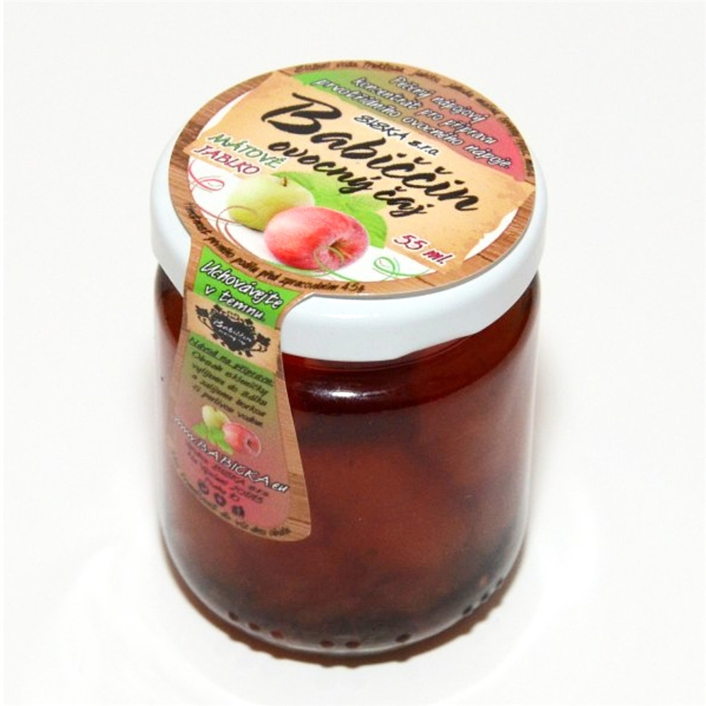 Babiččin ovocný čaj - mátové jablko 55ml Babiččin ovocný čaj - mátové jablko 55ml