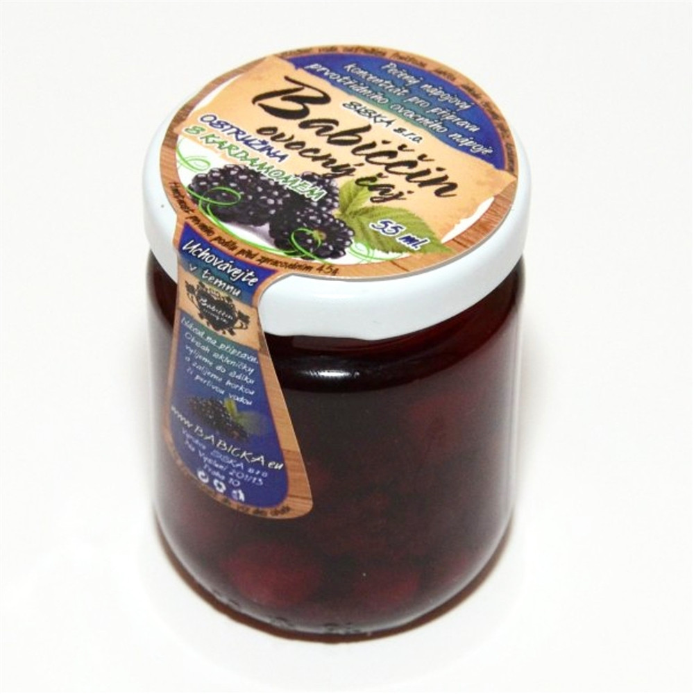 Babiččin ovocný čaj - ostružina s kardamonem 60ml Babiččin ovocný čaj - ostružina s kardamonem 60ml