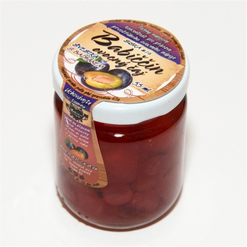 Babiččin ovocný čaj - švestka s badyánem 60ml Babiččin ovocný čaj - švestka s badyánem 60ml