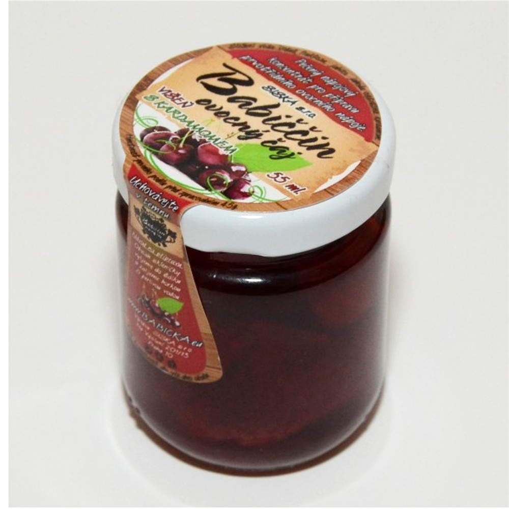 Babiččin ovocný čaj - višeň s kardamonem 60ml Babiččin ovocný čaj - višeň s kardamonem 60ml