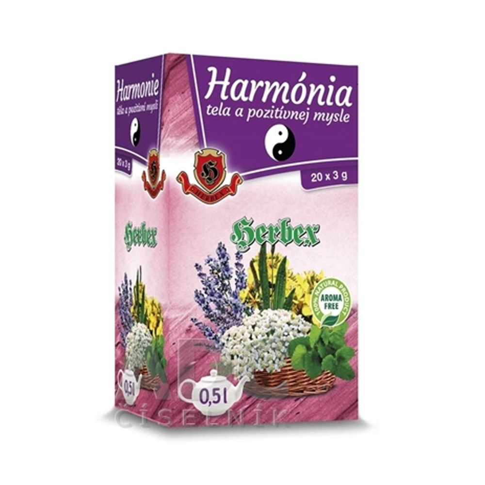 Čaj Harmonie těla a pozitivní mysli - Herbex 20x3g