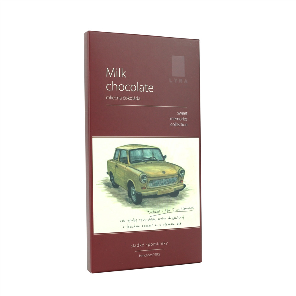 Čokoláda - MILK CHOCOLATE TRABANT 90g
