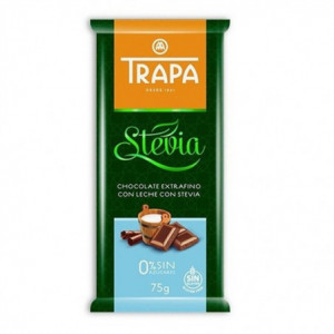 Mléčná čokoláda se stévií - TRAPA 75g