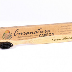 CURANATURA CARBON bambusový zubní kartáček