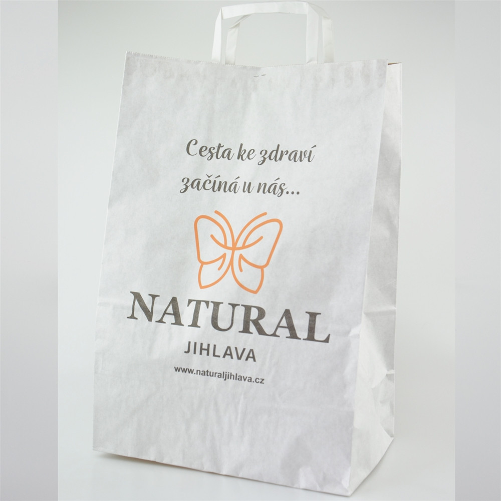 Papírová taška Natural 40x26x15cm