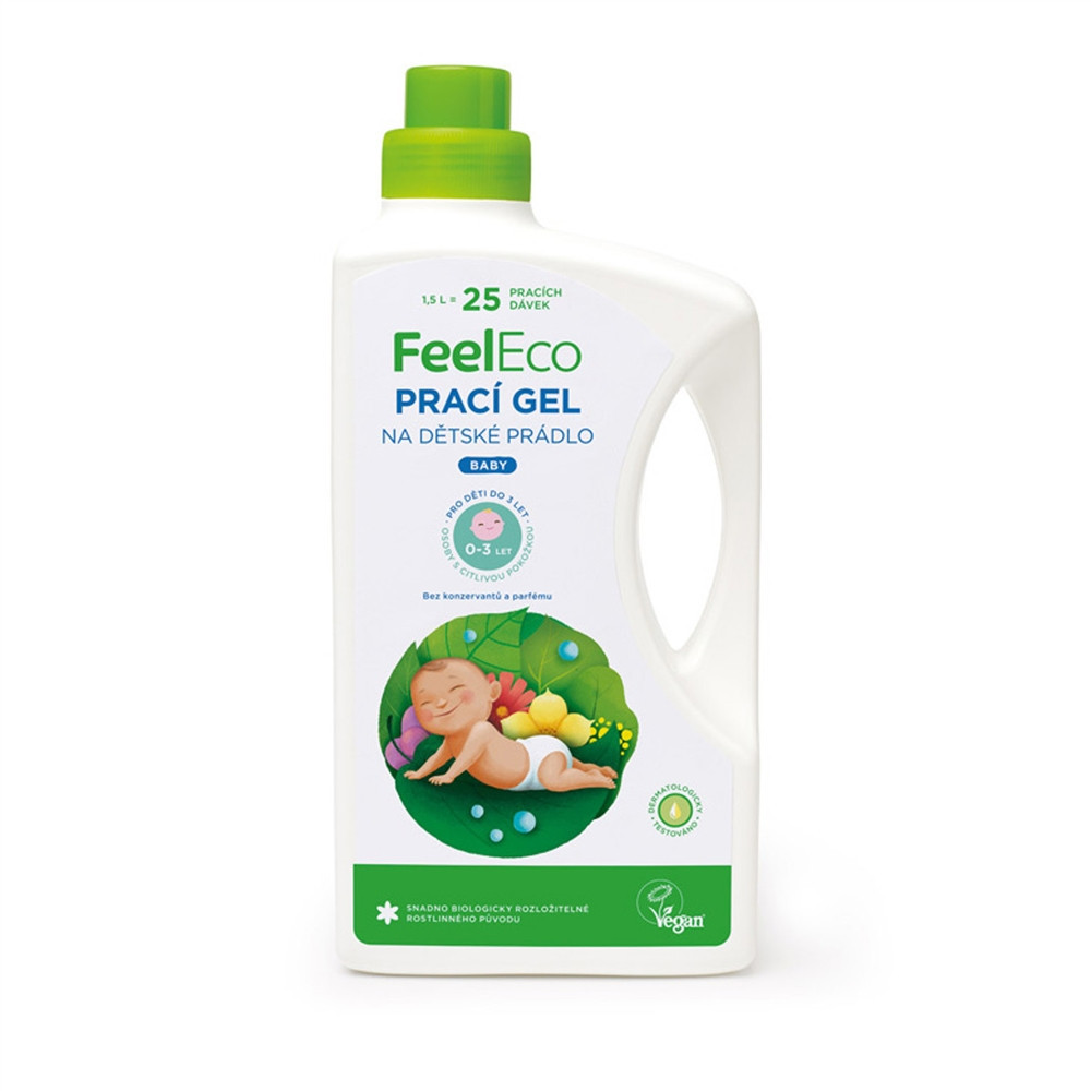 Prací gel na dětské prádlo - Feel Eco 1500ml
