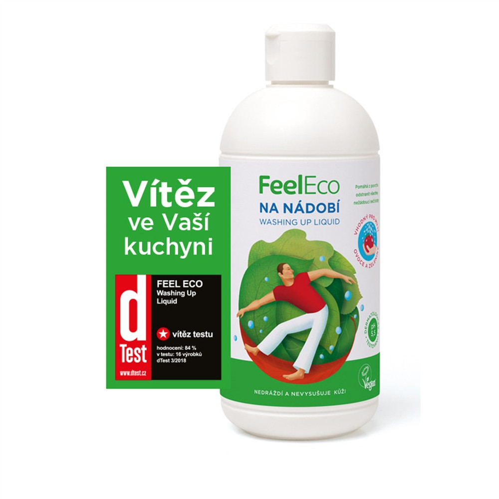 Prostředek na mytí nádobí - ovoce - Feel Eco 500ml