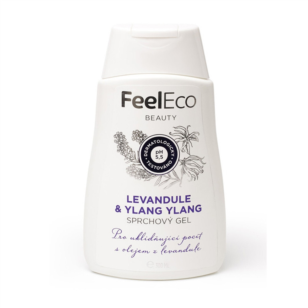 Sprchový gel - levandule & Ylang-Ylang - Feel Eco 300ml