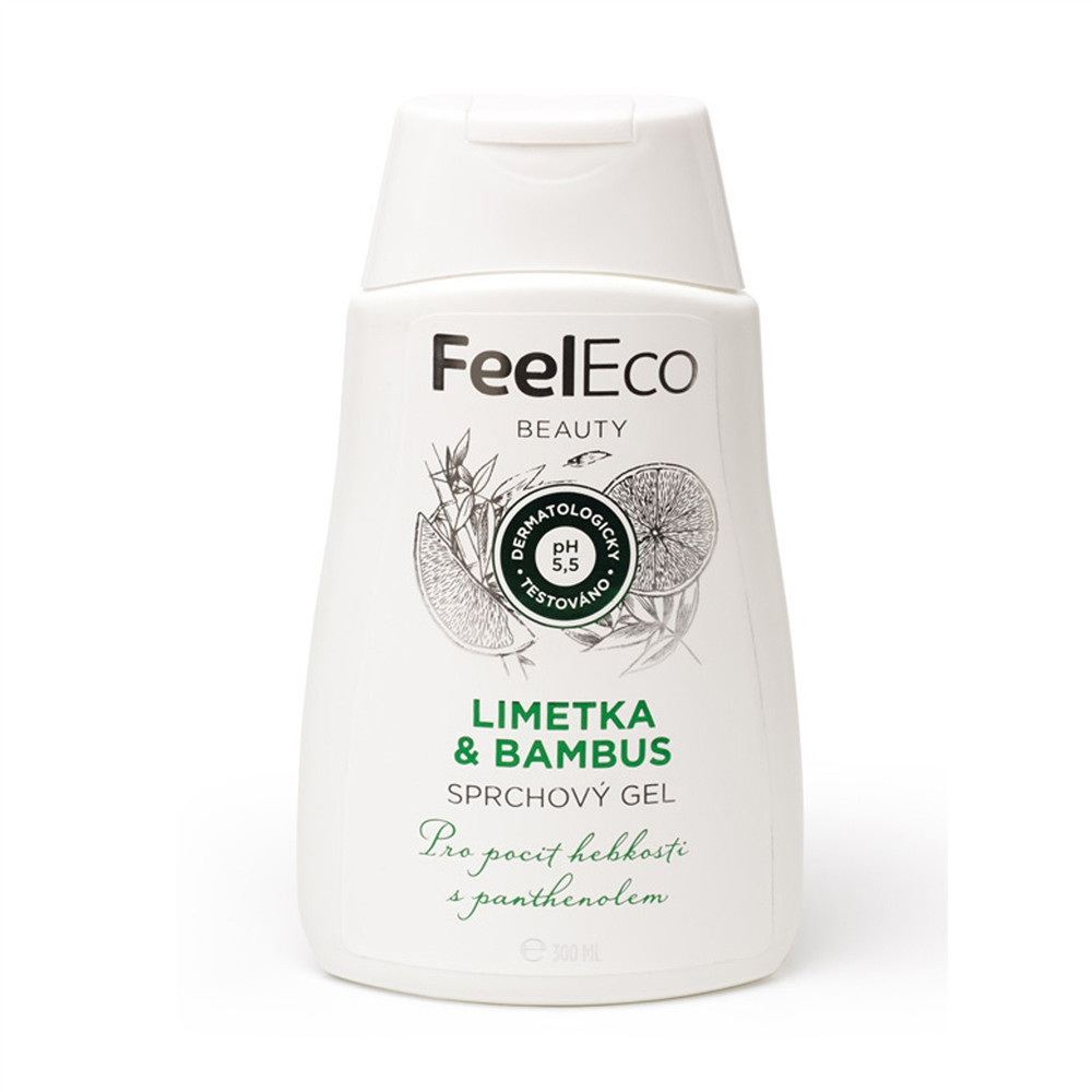 Sprchový gel - limetka & bambus - Feel Eco 300g