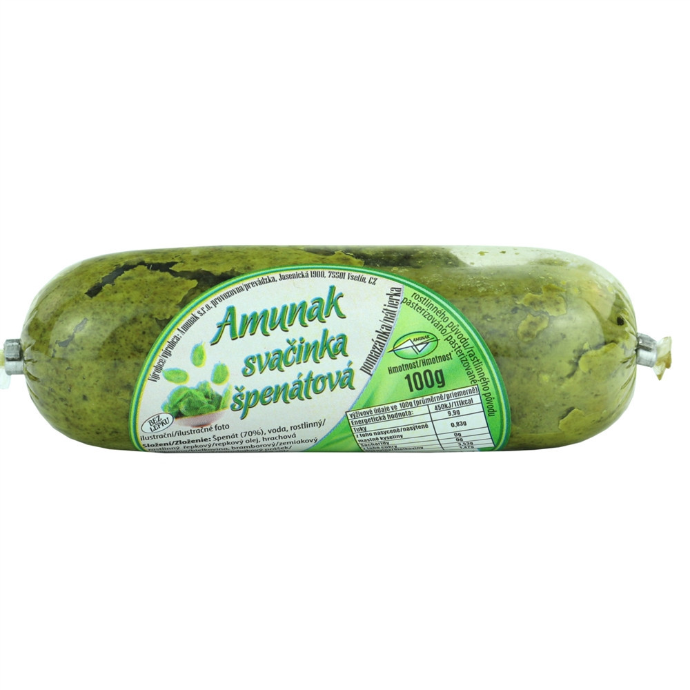 Amunak - svačinka špenátová 100g Amunak - svačinka špenátová 100g