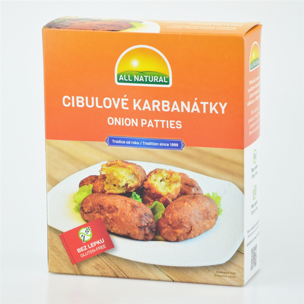 Cibulové karbanátky - Natural Way 200g Cibulové karbanátky - Natural Way 200g