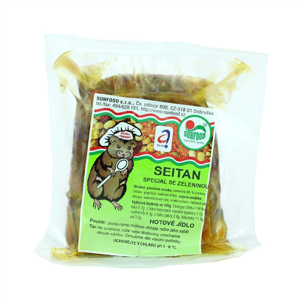 Seitan special se zeleninou - Sunfood 100g