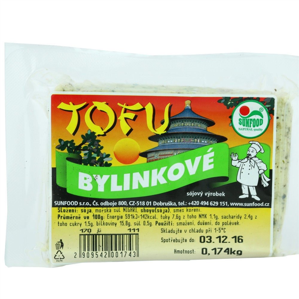 Tofu bylinkové - Sunfood 100g