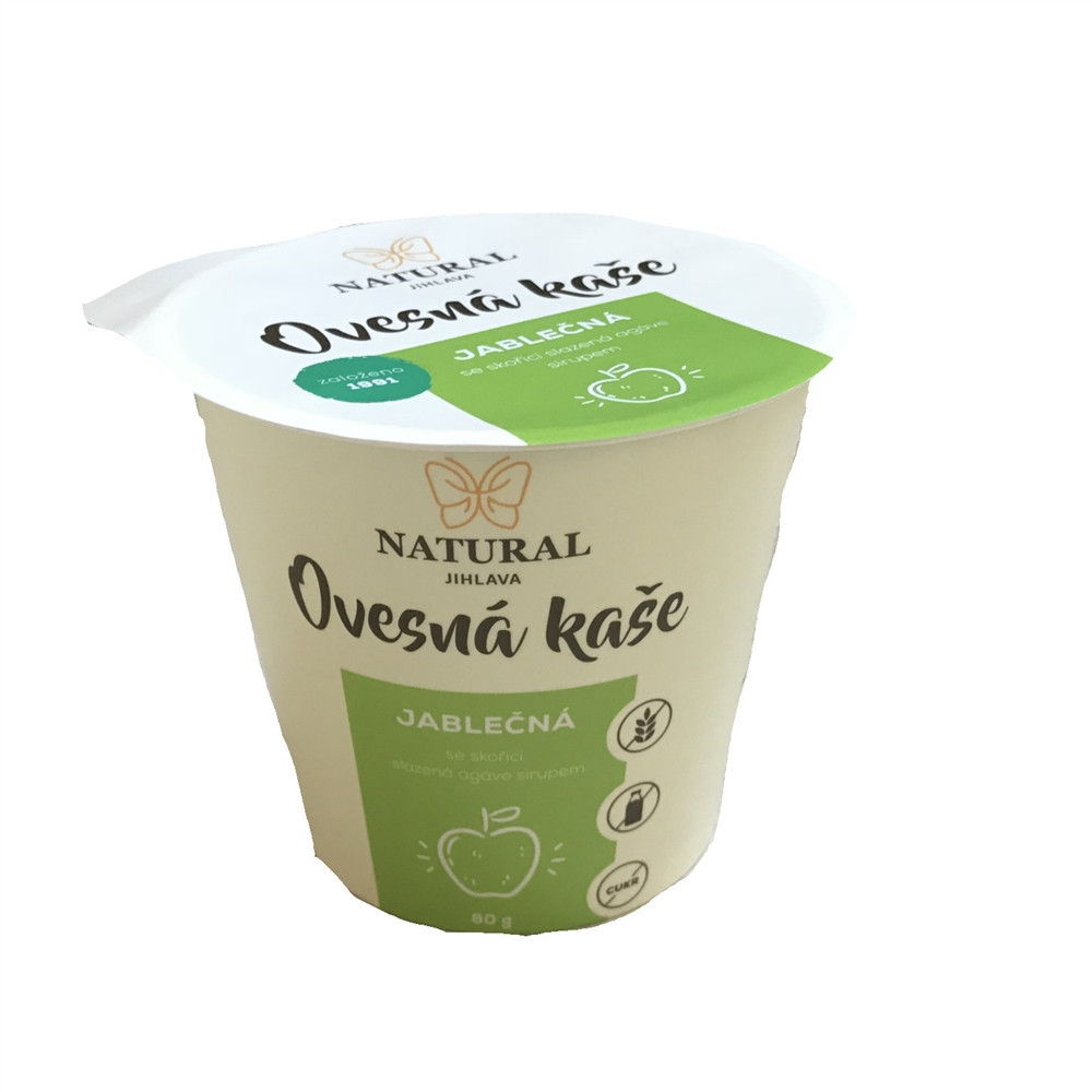 Ovesná kaše bez lepku jablečná - Natural 80g Ovesná kaše bez lepku jablečná - Natural 80g