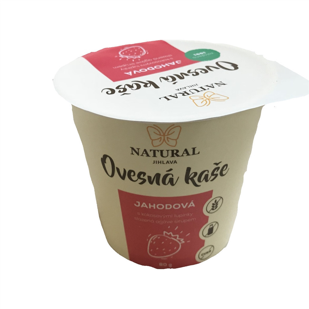 Ovesná kaše bez lepku jahodová - Natural 80g