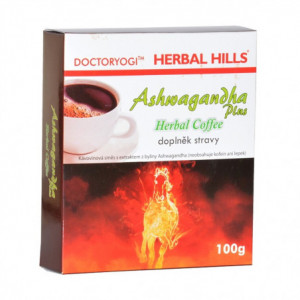 Bylinná káva - ASHWAGANDHA plus Herbal Coffee - doplněk stravy 100g