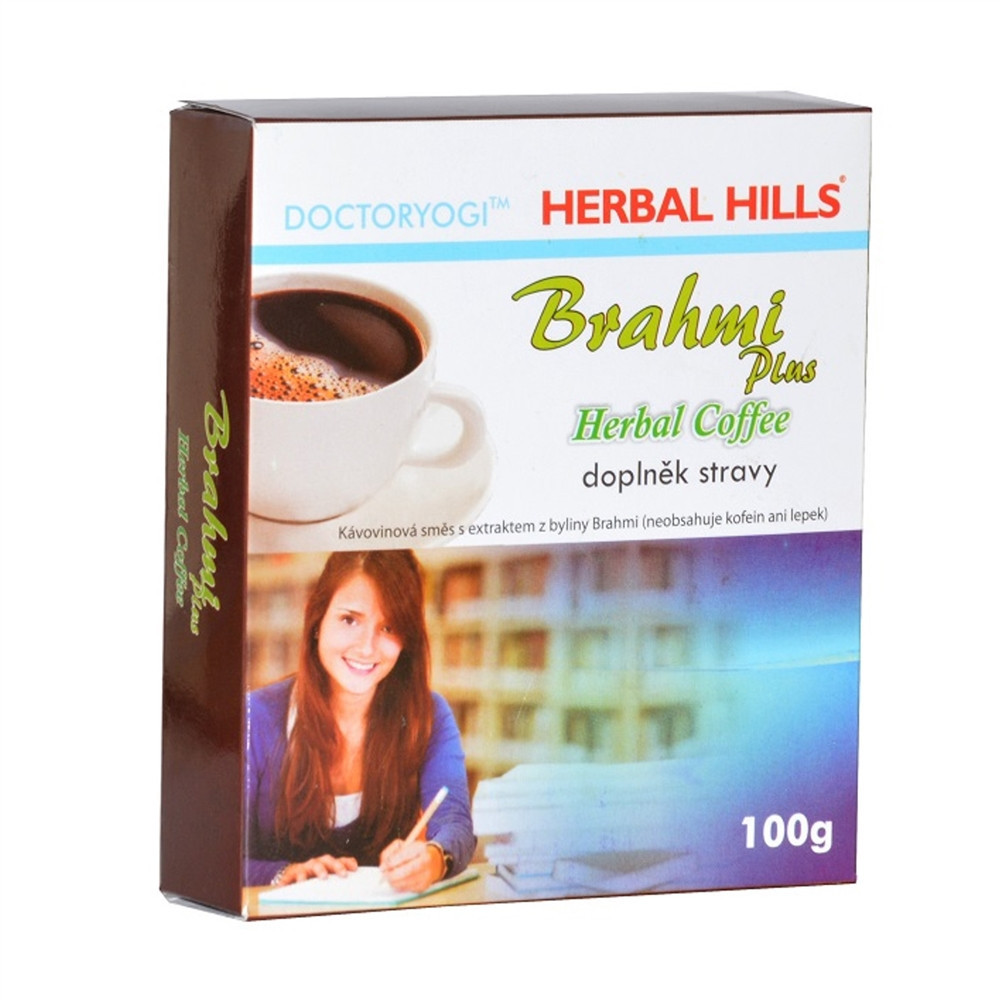 Bylinná káva - BRAHMI plus Herbal Coffee - doplněk stravy 100g Bylinná káva - BRAHMI plus Herbal Coffee - doplněk stravy 100g