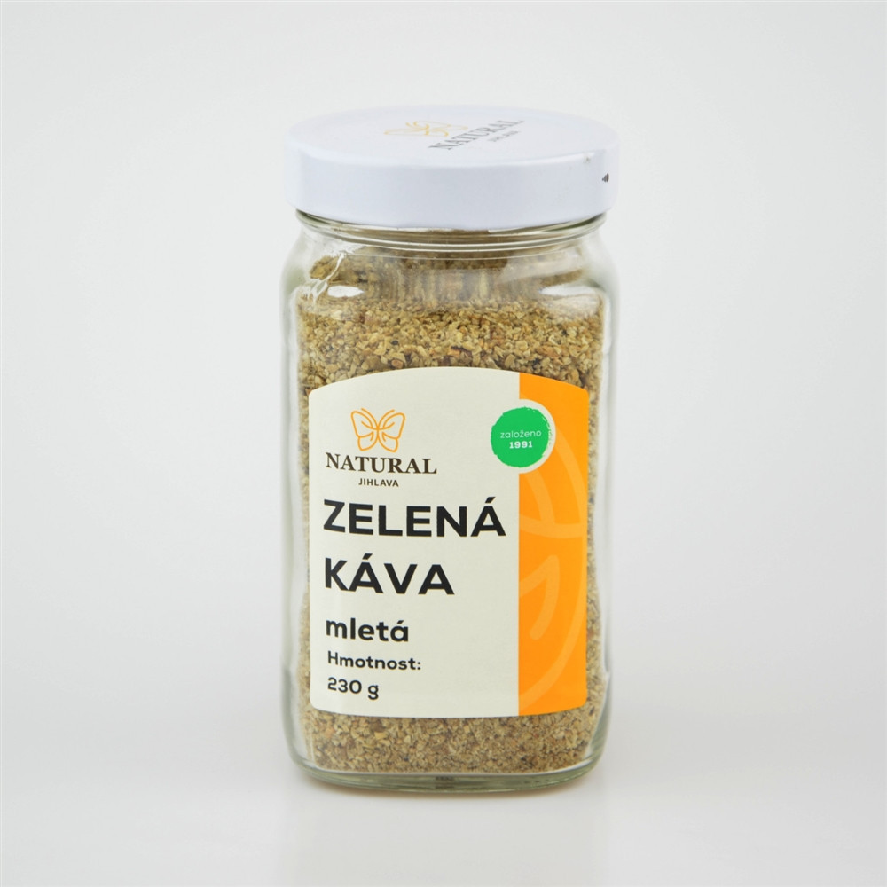 Káva zelená mletá - Natural 230g Káva zelená mletá - Natural 230g