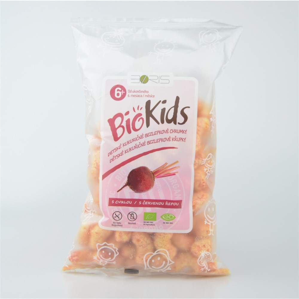 Dětské bezlepkové křupky s červenou řepou BIO - BioKids 55g