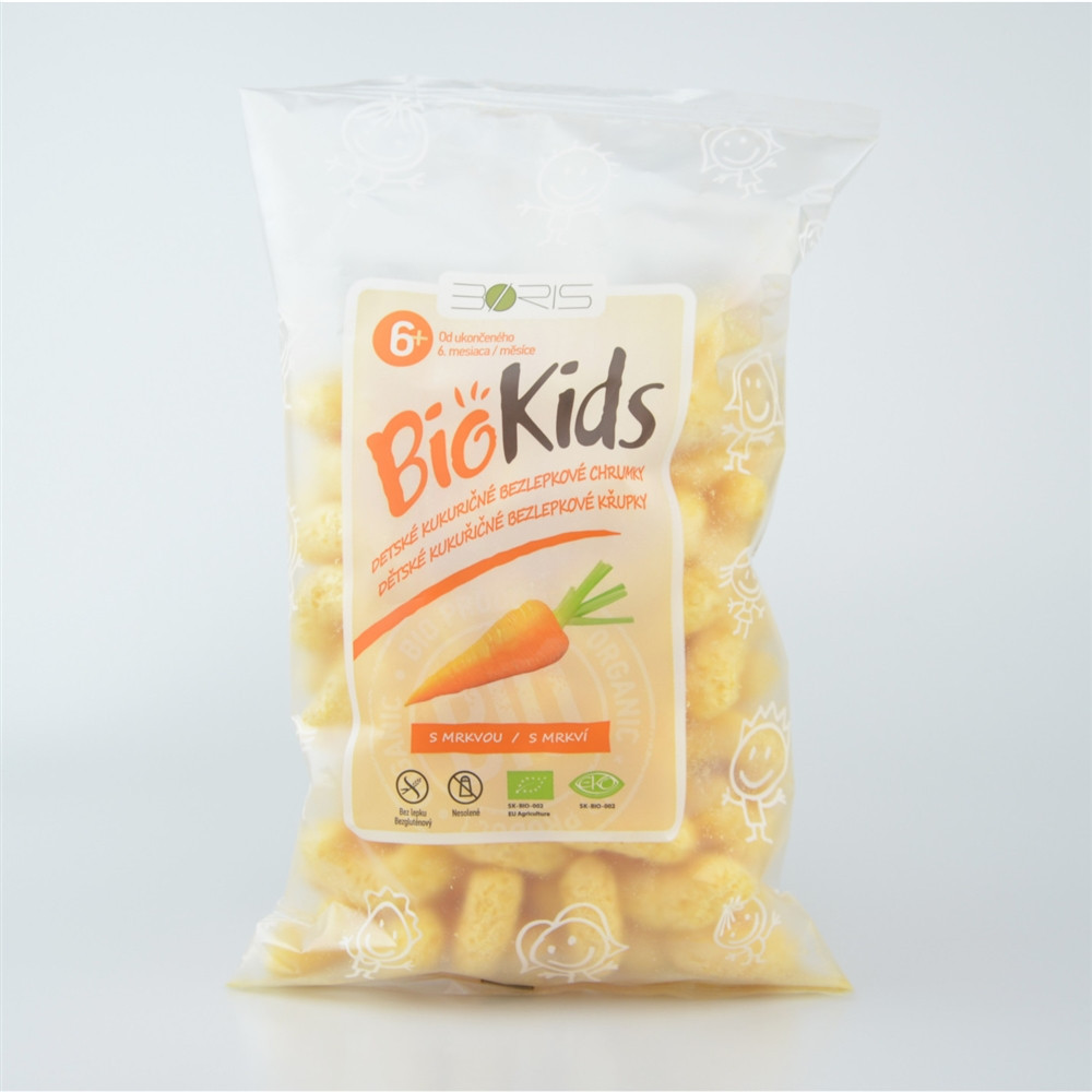 Dětské bezlepkové křupky s mrkví BIO - Biokids 55g