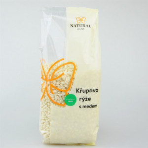 Křupavá rýže s medem bez lepku - Natural 300g