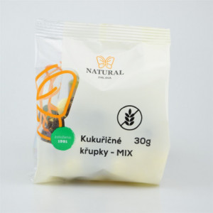 Křupky kukuřičné MIX - Natural 30g