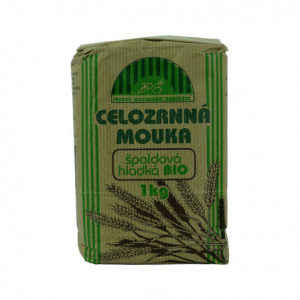 Mouka celozrnná špaldová hladká BIO - Natural 1000g