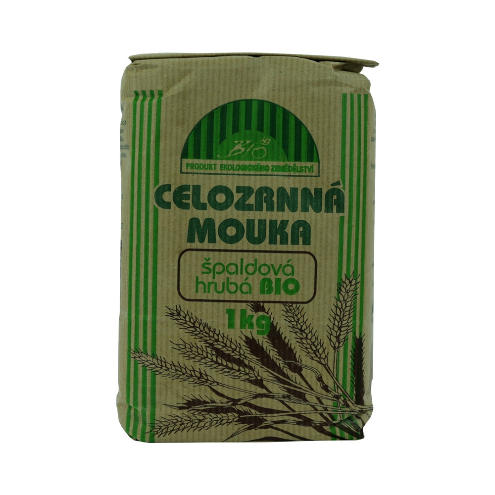 Mouka celozrnná špaldová hrubá BIO - Natural 1000g