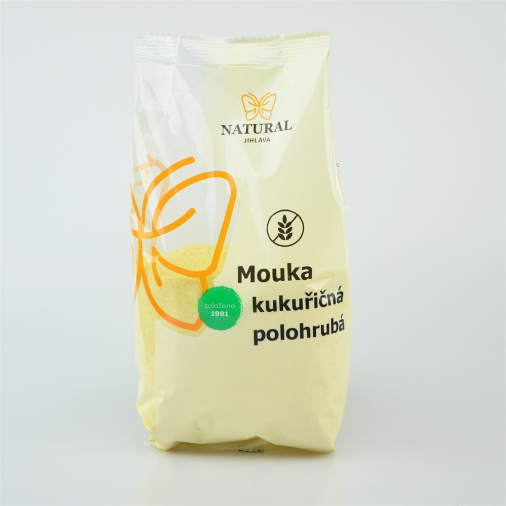 Mouka kukuřičná polohrubá - Natural 400g Mouka kukuřičná polohrubá - Natural 400g