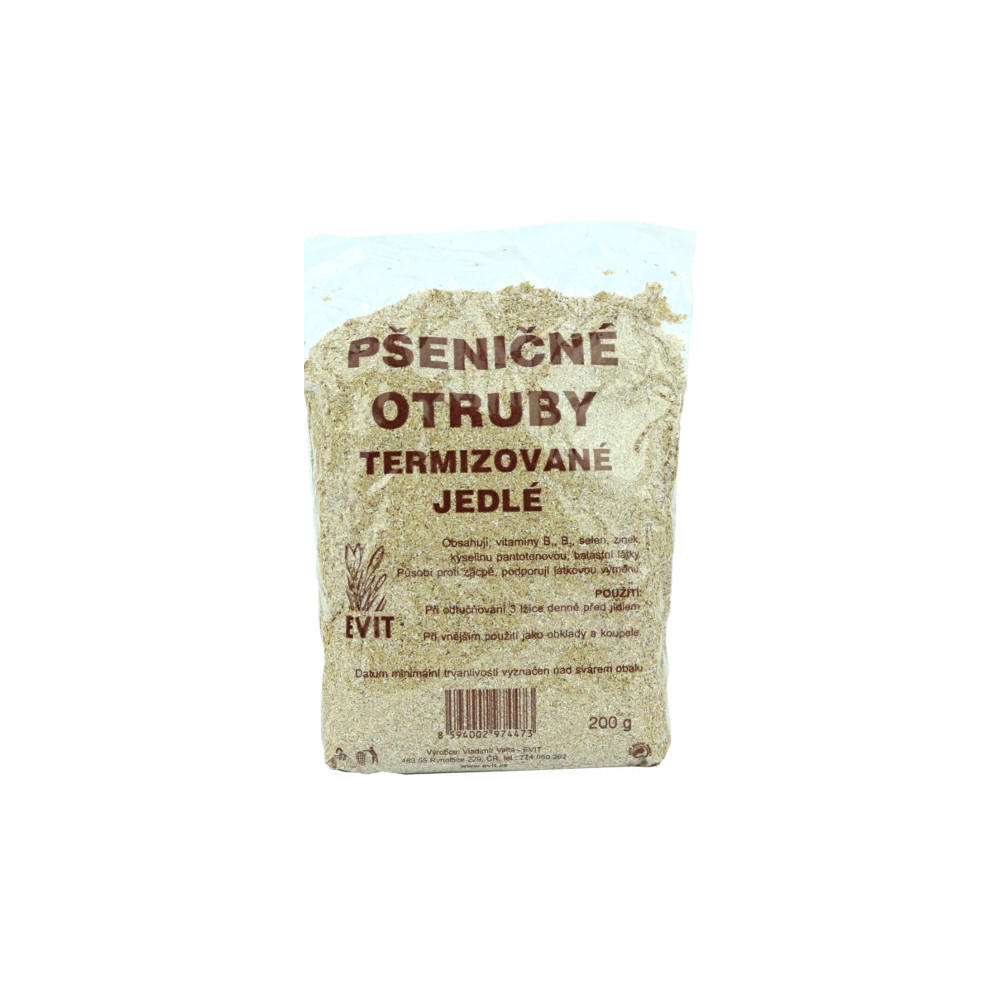 Otruby pšeničné - termizované jedlé - Evit 200g Otruby pšeničné - termizované jedlé - Evit 200g