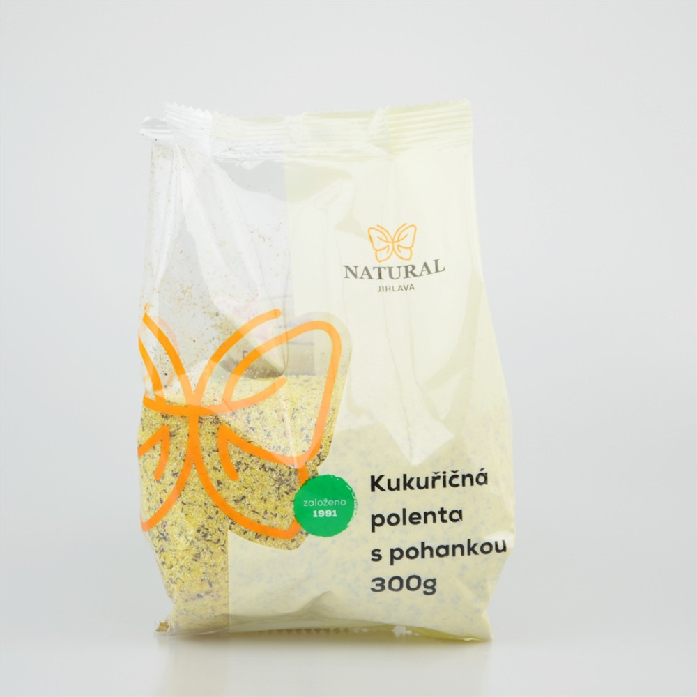 Polenta kukuřičná s pohankou - Natural 300g Polenta kukuřičná s pohankou - Natural 300g