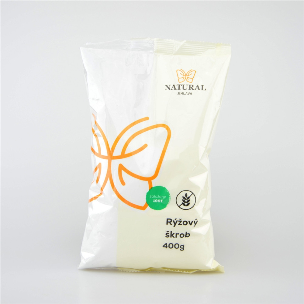 Rýžový škrob bez lepku - Natural 400g Rýžový škrob bez lepku - Natural 400g