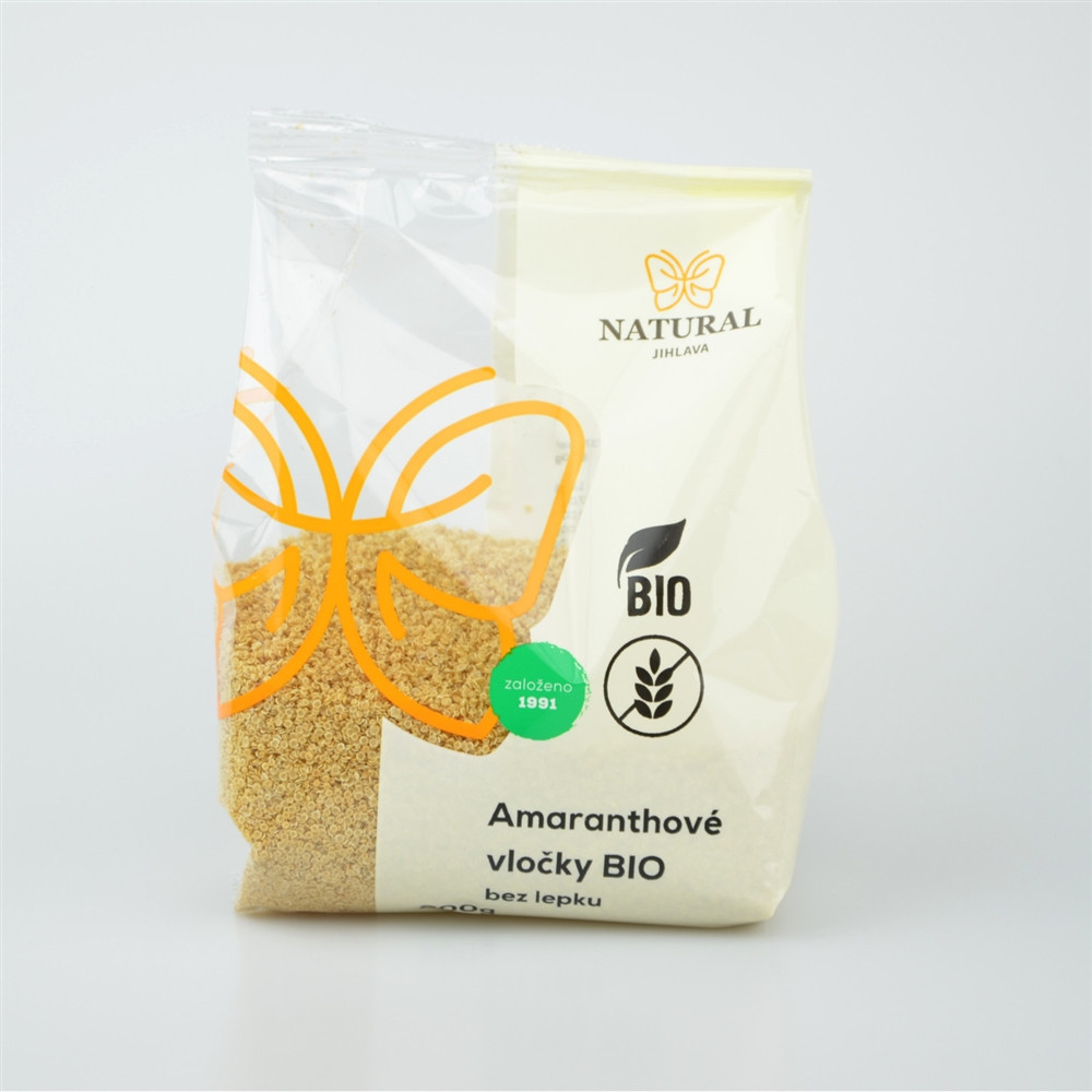 Vločky amaranthové bez lepku BIO - Natural 200g Vločky amaranthové bez lepku BIO - Natural 200g