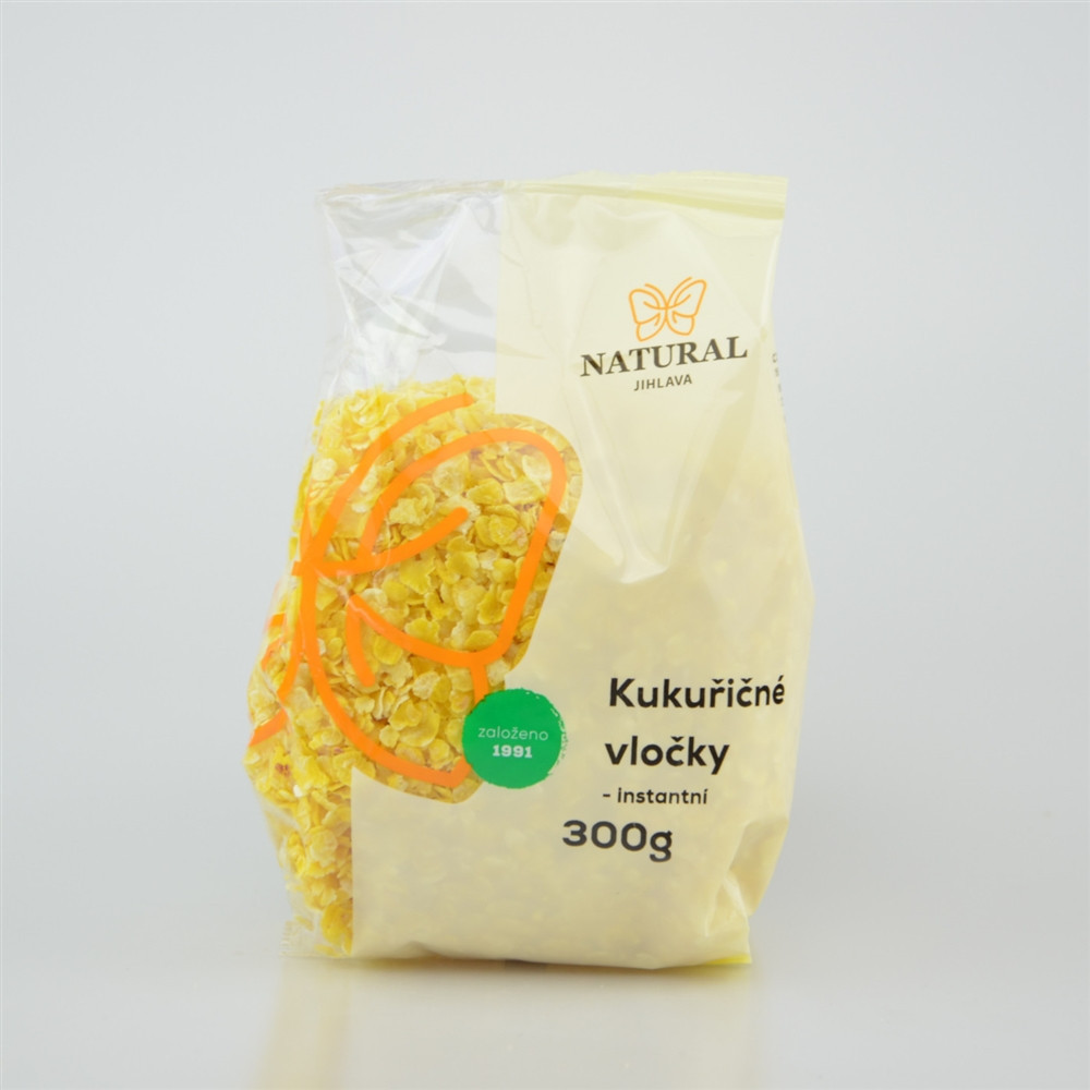 Vločky kukuřičné instantní - Natural 300g