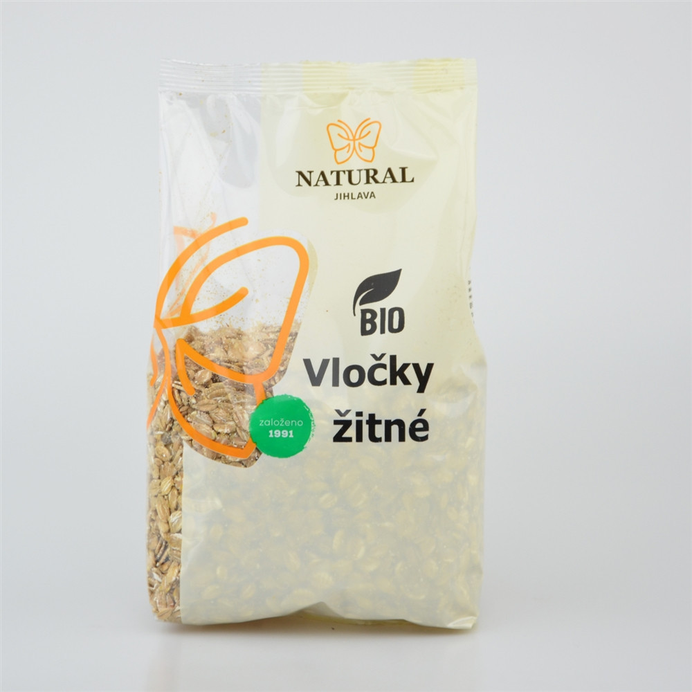 Vločky žitné BIO - Natural 300g