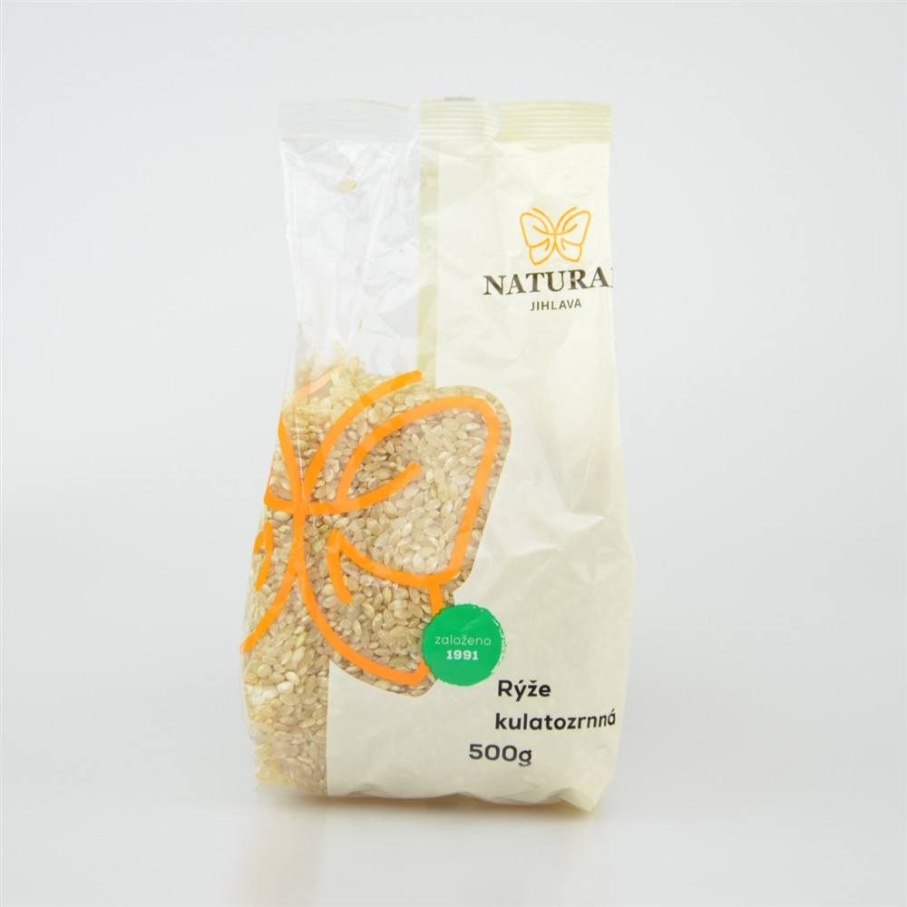 Rýže kulatozrnná short - Natural 500g