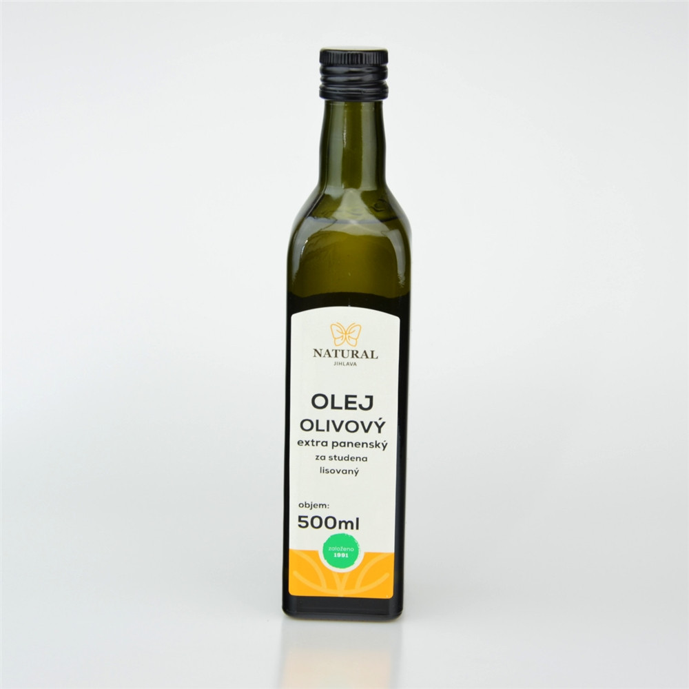 Olej olivový za studena lisovaný - Natural 500ml