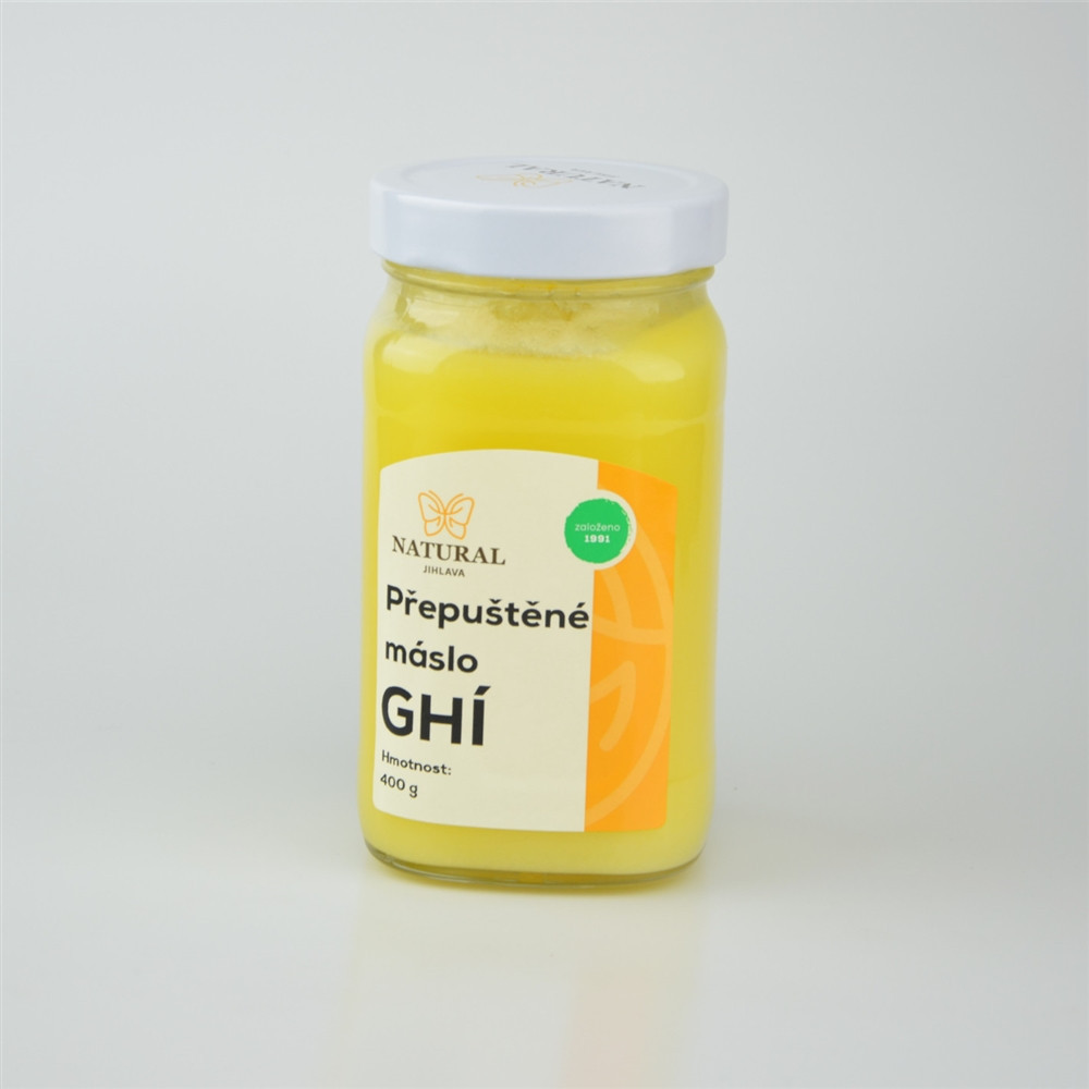 Přepuštěné máslo GHÍ - Natural 400g